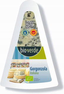 BIO GORGONZOLA SÝR 125 g - BIO VERDE