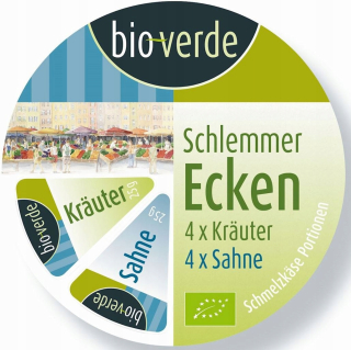 Krém-roztavený syr a bylinný bio (8 x 25 g) 2
