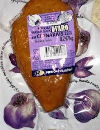 Údený syr s cesnakovými litovskými pochúťkami