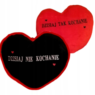 Darček na Valentína - Valentínsky vankúš s srdcom 35 x 40 cm