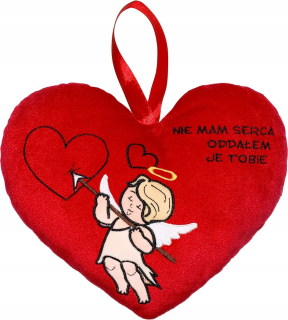 Darček na Valentína - Valentínsky vankúš 23 x 31 cm