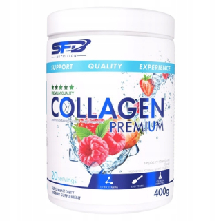 Ochrana kĺbov -  SFD Collagen Premium 400g Raspberry-jahody