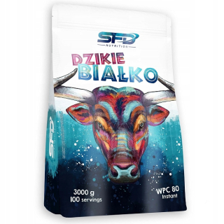 Proteín - SFD Divoký proteín WPC 80 3000G Biela Čokoláda