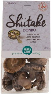 SHIITAKE DONKO BIO SUŠENÉ HUBY 25 g TERASA