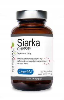 SÍRA BIO EKO ORGANICKÝ OptiMSM 99,9% 90 CAPS