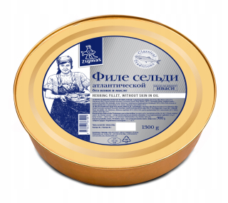 Sleď (filé) 1300g litovské pochúťky