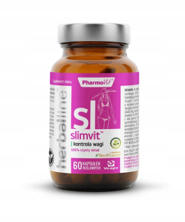 Slimvit pre Hmotnosť Control 60 kapsúl 29,56 g - PHA