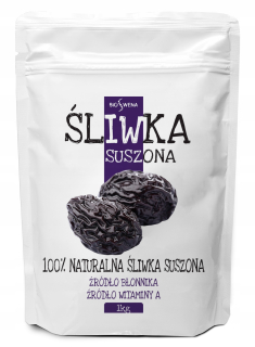 Sušené ovocie - SUŠENÉ KALIFÓNNE SLIVKY 1kg / BIOSWENA