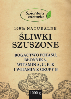 Sušené ovocie - Sušené slivky 1kg slivky bez semien 100% prírodné