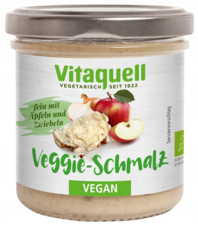Subárski vegánske s vyprážanými cibuľami a Bio Apple