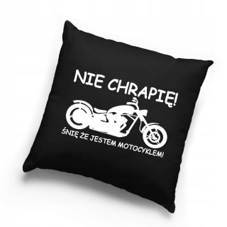 Vtipný darček pre motorkárov vankúš s moto