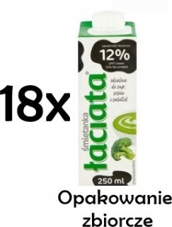 PUTED CREAM 12% UHT 250ML MLEKPOL X18