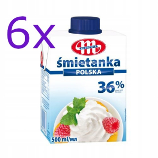 Krém Poľsko 36% 0.5L Mlekovita X 6ks