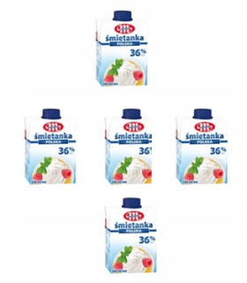 Krém Poľsko 36% UHT 5 ks. Po 0,5 litroch