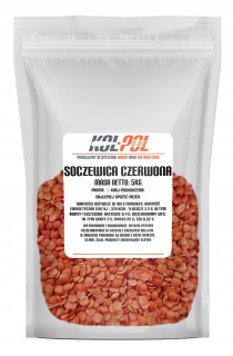 Červená šošovka 5kg Prírodná vysoká kvalita