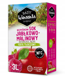 JABLKO-MALINOVÁ ŠŤAVA 3L NFC MLIEKO MLIEČNE SADA