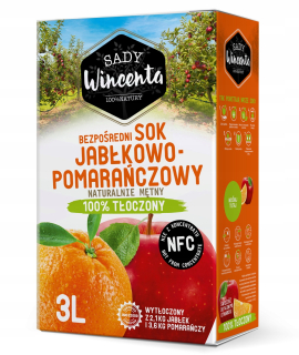JABLKO-ORANŽOVÁ ŠŤAVA 3L NFC CLOUD CLOUD WINCENT SAD