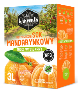 TANDARÍNOVÁ ŠŤAVA 100% 3L NFC MURDY WINCENT SAD