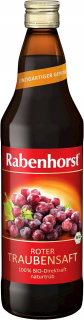 RED GRAPES JUICE 100% BIO 750 ml - RABENH