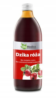 Divoká ružová šťava 0,5l ekamedica