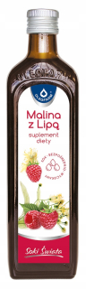 Malina šťava s lipą malinavital 490ml