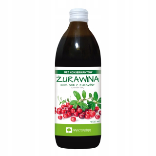 Brusnicová šťava 500 ml 100% šťava AGNEX
