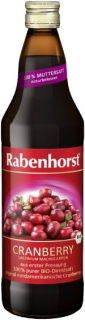 CRANBERRY JUICE NFC BIO 750 ml - RABENHORST