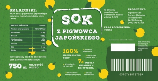 Pečiatká šťava Quince 100% Ovocie žiadne quince 750 ml