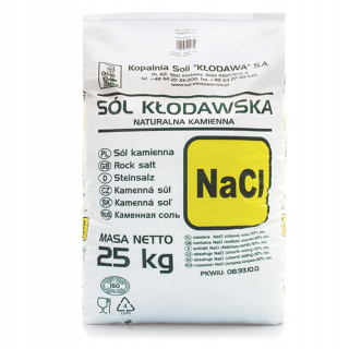 Soľ Młodawska jemnozrnná biela taška 25 kg