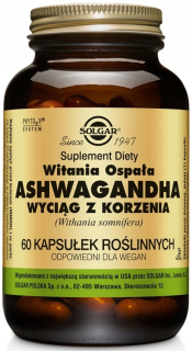 Solgar Ashwagandha Indický ženšen 400mg 60k