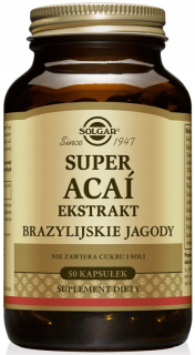 Spaľovač tuku - Solgar Super Acai 50K Zníženie extraktu Berry