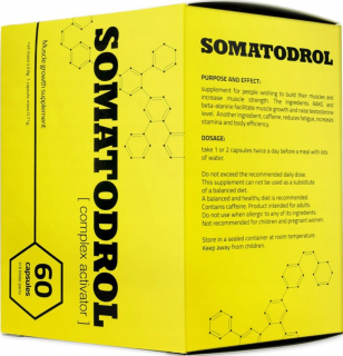 Proteín - Somatodrol 60KAP Iridium Svalová hmotnosť