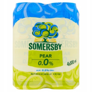 Somersby pivo drink s chuťou hrušky 4x500ml