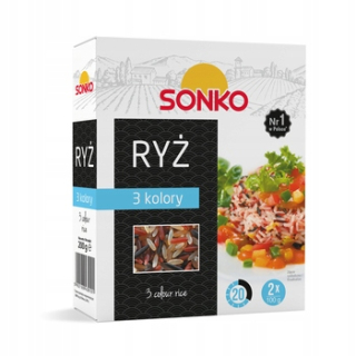 Sonko Rice 3 farby 2x100 g -6sztuk