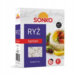 SONKO RICE BASMATI 4X100 G -5SZTUK
