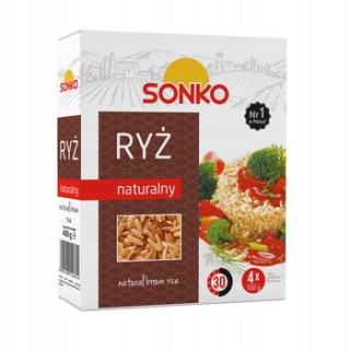 Sonko Natural Rice 4x100 g -10sztuk