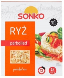 Sonko Rice Parboilled 4x100g -9sztuk