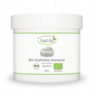 SOPLÓWKA JEŻOWATA Lion's Mane NATVITA BIO 100G