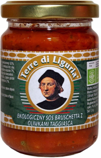Bruschetta omáčka s olivami taggiaca bio 135 g - tieto