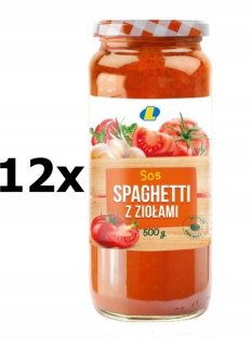 Špagety omáčka s bylinkami Lewiatan 12 x 500g