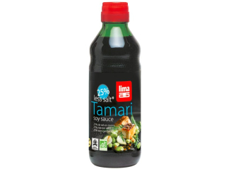 Ázijska kuchyňa - TAMARI OMÁČKA O 25% Menej SOĽNE BEZLEPKOVÉ BIO 500 ml