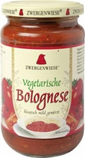 Vegetariánska omáčka Bolognese Bezlepkový bio 350 g