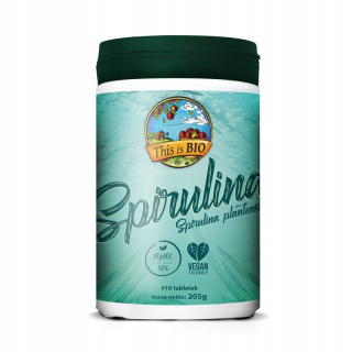 Spirulina 100% Organic - 410Tabl - toto je bio