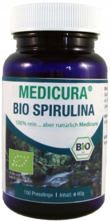 Japonska kuchyňa - Spirulina (riasy) Bio 150 tabliet 60 g - Medicura