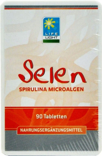 Spirulina Selénium 90 tablety Micro letívy životné svetlo s
