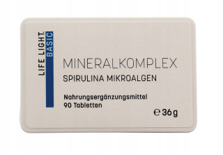 Spirulina a minerály Životné svetlo Prírodné tablety