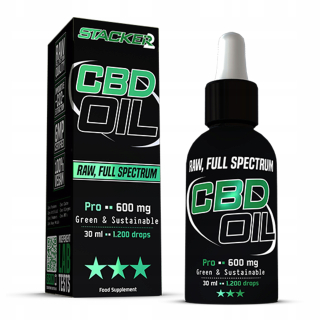 CBD - konopný olej 2% certifikát Stacker2 CBD 30 Oil