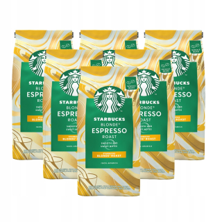 Zrnková káva -  Starbucks Blondýna Espresso Pečené Grainy 6x 200g