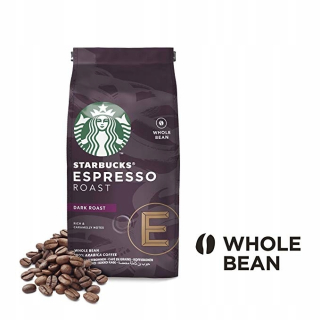 Zrnková káva - STARBUCKS Pečené na espresso Tmavé pečené FENY 200g