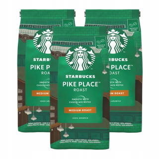 Zrnková káva -  Starbucks Pike Place Medium Roass Grainy 3x200G